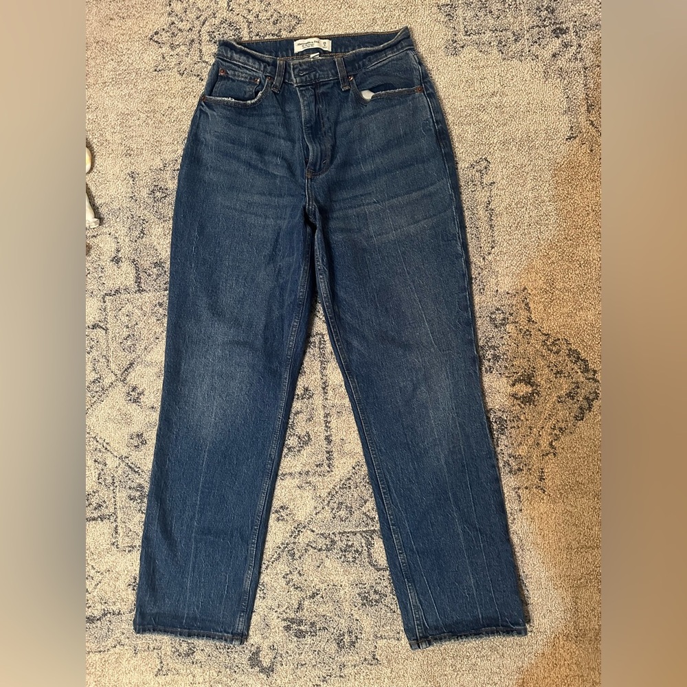 Abercrombie & Fitch 90s ultra high rise straight jeans